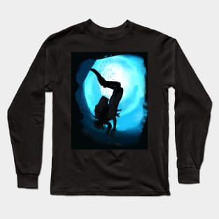 Deep Blue Diver Long Sleeve T-Shirt